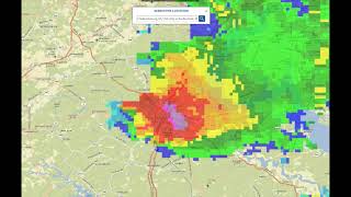 Dents & Dings Radar of Damaging Hail Storm in Fredericksburg Virginia