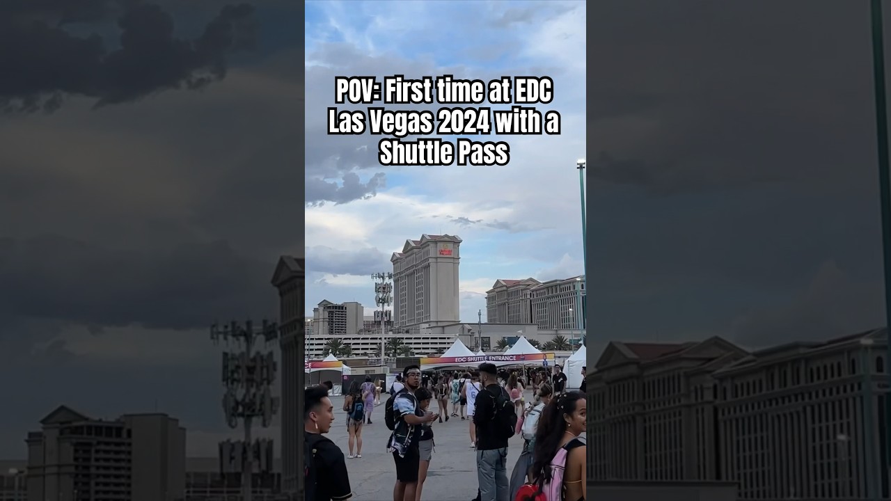Taking the Official EDC Las Vegas 2024 Shuttles 