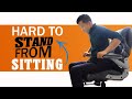 Hard To Stand Up After Sitting - Simple Exercise to Strengthen Legs