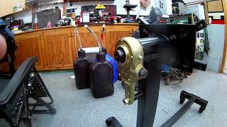 rotating engine stand