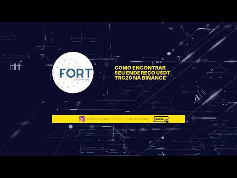 Como Encontrar Seu Endereço USDT TRC20 Na Binance