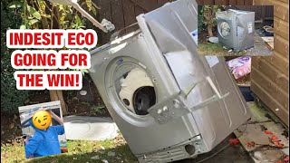Indesit IWC61651 || One of the best washing machine destructions? (with friends + bonus clips + ad)