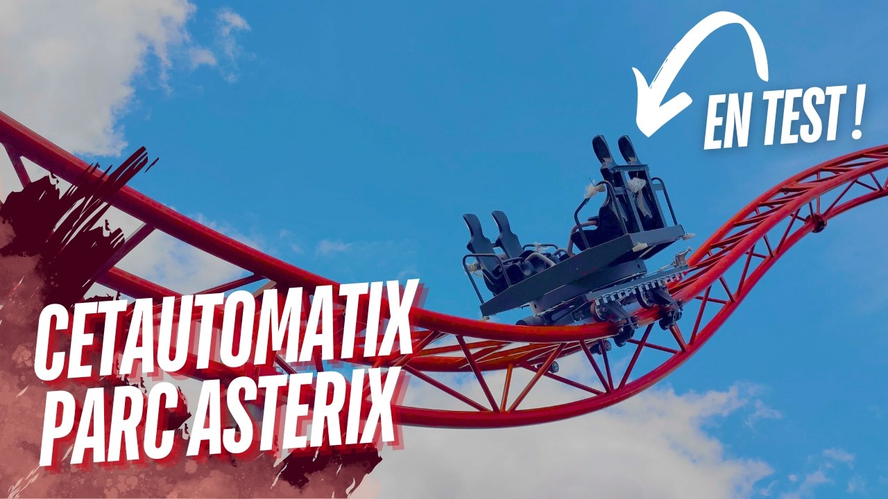 🎡Cétautomatix NOUVEAUTE 2025 PARC ASTERIX en test | off ride