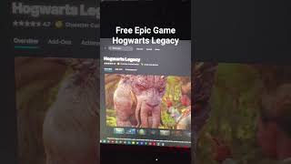 Free Epic Game Hogwarts Legacy #hogwartslegacy #freehogwartslegacy #epicgames #freeepicgames
