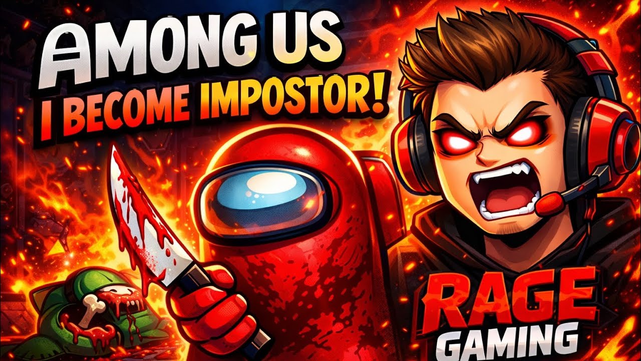 Gho Rage I Became the IMPOSTOR in Among Us 😱🔥 | Rage Gaming - YouTube