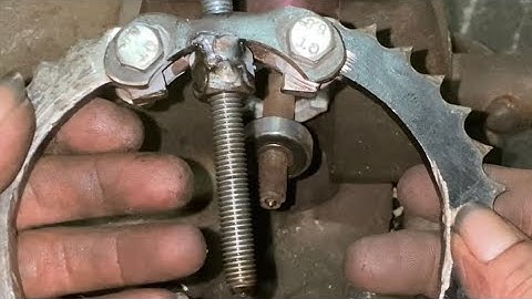 DiY cách chế tạo dụng cụ!!tự tạo cảo bạc đạn từ dĩa xe máy hỏng.rất đơn giản và hiệu quả!!