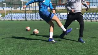 Kadın Sporuz Elif Ün Ile Bireysel Futbol Antrenmanı