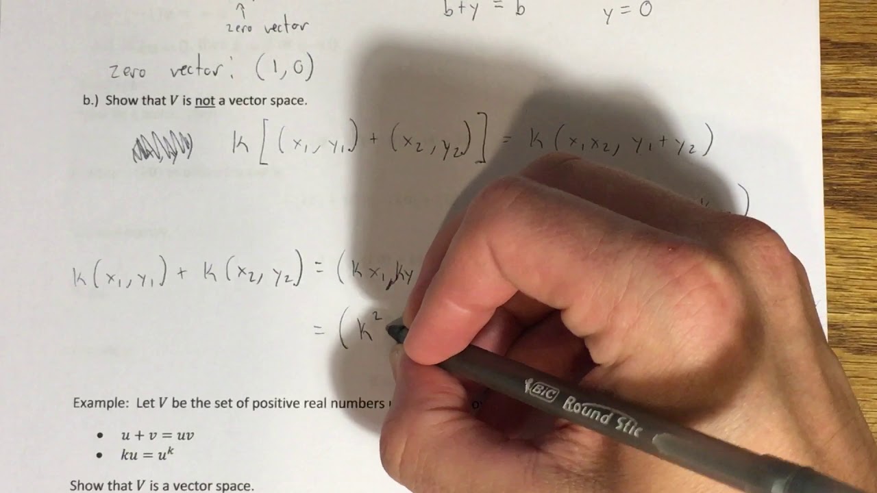 4.1 - Real Vector Spaces (Part 2)