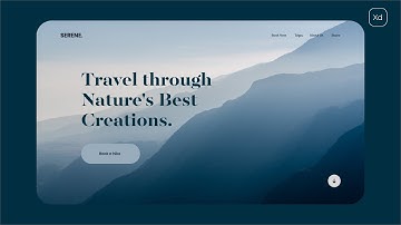 Web UI Design | Parallax Animation Tutorial - Adobe Xd.