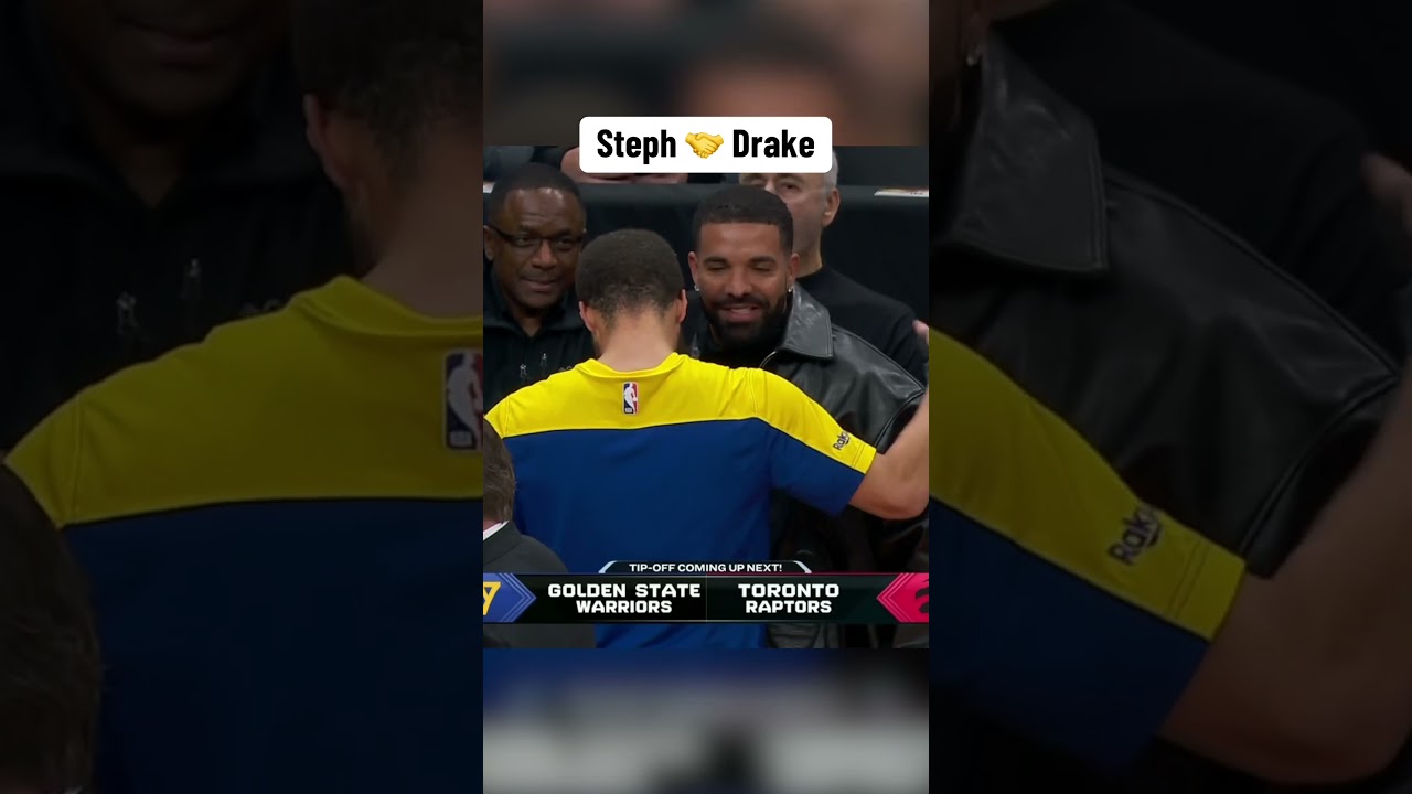 Steph & Drake catching up in Toronto 🤝