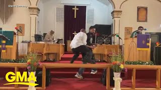 Attempted church shooting caught on video