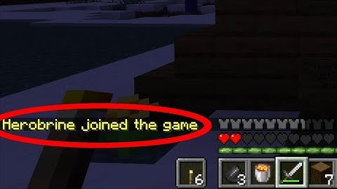 Herobrine Joined The Game Prank