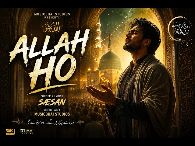 ALLAH HO ✨ | Heart-Touching Sufi Kalaam | SÆSAN | Official Music Video | MusicBhai Studios