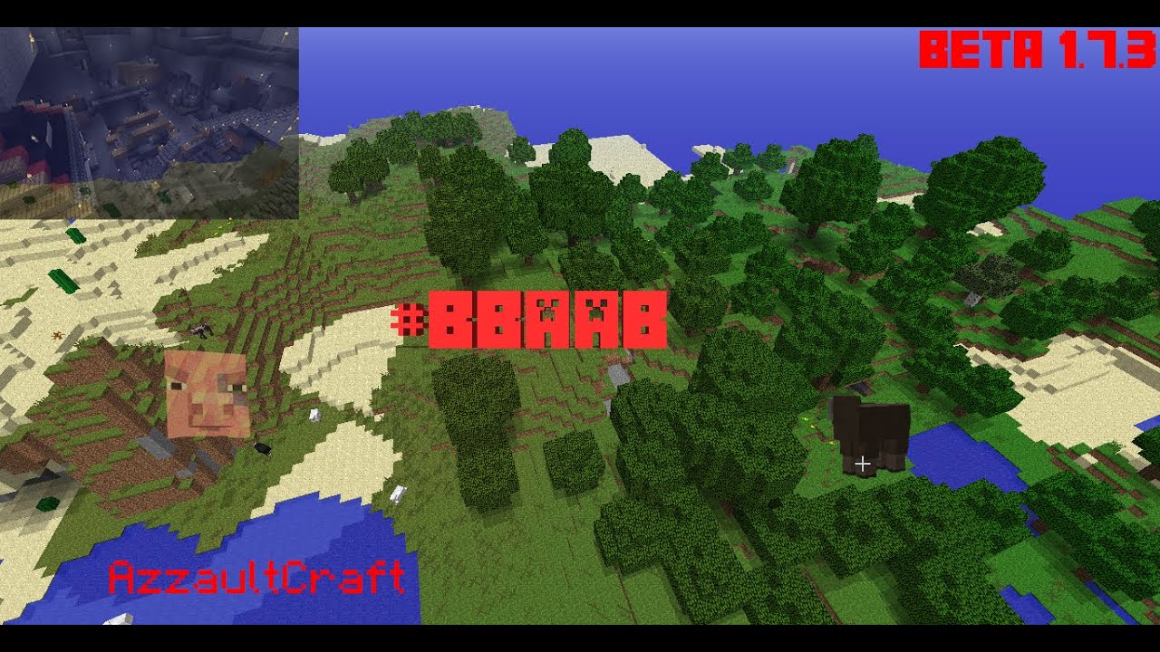 Minecraft beta 1.7.3 AzzaultCraft FACTION SERVER #BBAAB Stream 10 luke 13 10-17