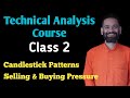 Technical analysis course class 2  candlestick patterns  selling pressure and buying pressure