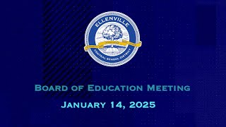 ECSD Board of Education Meeting 1-14-25