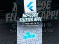 I Built a Flutter App Using AI — No Manual Coding 😳  #solodeveloper #aifordevelopers #flutter