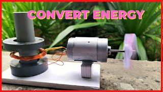 How To Convert Energy From A Magnetic Field To Electricity | Free Energy | Electronic Ideas