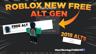 ROBLOX NEW ALT GEN OCTOBER 2023