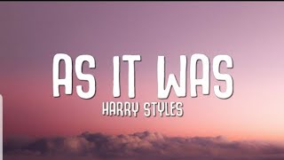 Harry Styles  As It Was s