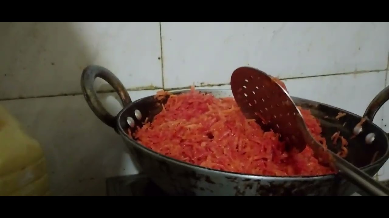 मंकू बेदू के लिए बनाया गाजर का हलवा🤗🤗