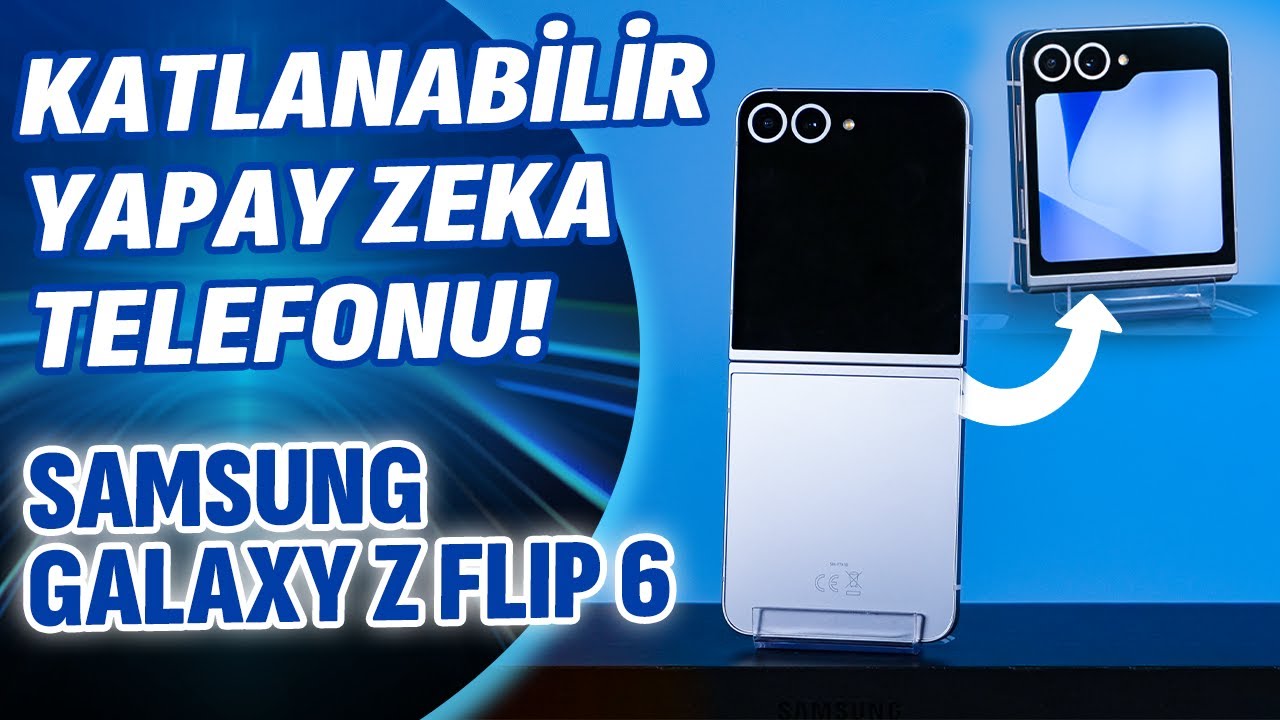 Samsung Galaxy Z Flip6 256 GB Mavi- Vatan Bilgisayar