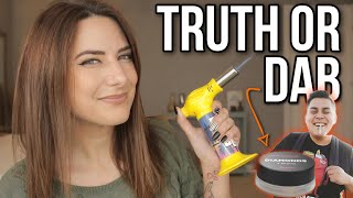 TRUTH OR DAB - USING THE DOPEST DIAMONDS | +my cloud cat stash dab sesh haul and trying The Dopest