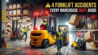 🚨 4 Forklift Accidents That Can Happen in Seconds | Warehouse Safety Tips