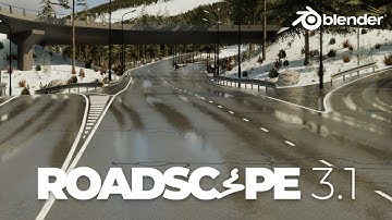 Roadscape 3.1 - Official Release Teaser (Procedural Road Generator for Blender 4.4)