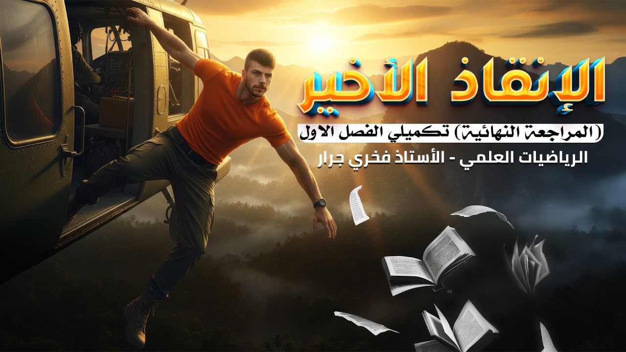 أقوى مراجعة نهائية لمادة رياضيات العلمي - الفصل الاول 📘| مع الأستاذ فخري جرار 🧭لطلبة تكميلي