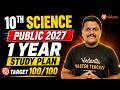 10th Science Public 2027🔥One Year Study Plan | Target 100/100 | Prakash Sir #tnstateboard