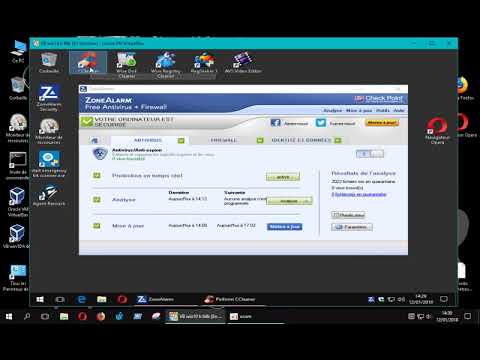 ZoneAlarm free antivirus 15.1+ Firewall/ paramètres alertes
