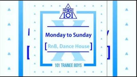 Produce X 101 [프로듀스 X 101]– Monday to Sunday | Daily Vitamin [Concept Evaluation]