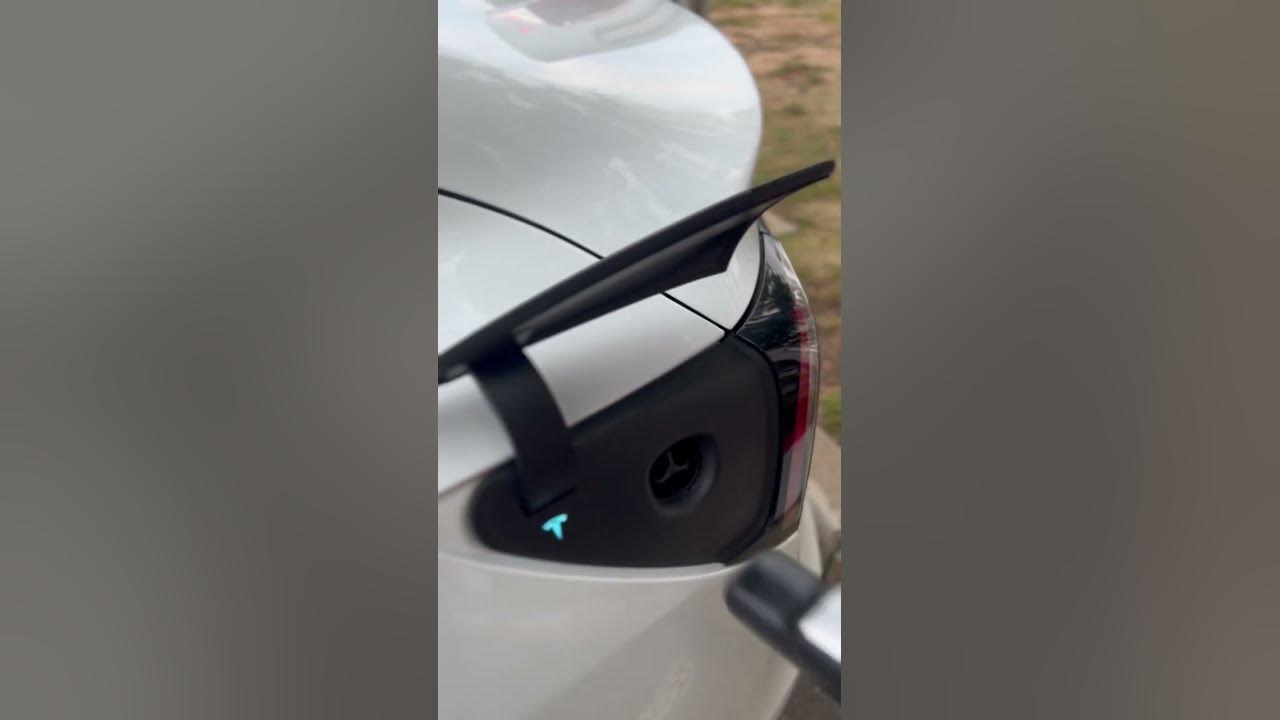 How to unplug a Tesla from supercharger ? YouTube
