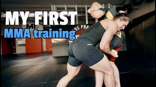 My first MMA training