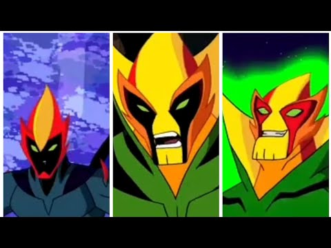 Ben10 All Swampfire Blooming Transformations