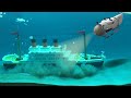 Lego Titan Submarine Missing Experiment Lego Titanic Sinking Simulation 