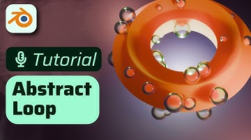 Abstract Donut Animation in Blender, Beginner Geometry Nodes Tutorial