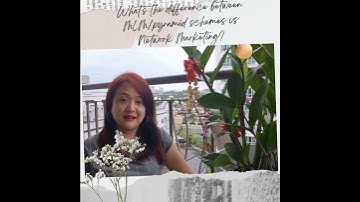 What is the difference between MLM/Pyramid schemes vs  network marketing