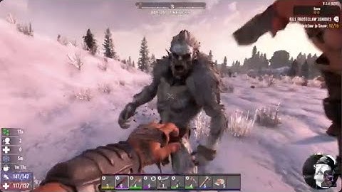 7 Days to Die 2.0 - #6 - Snow Biome Badge, jobs, gameplay