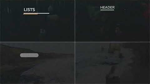 List Titles. Adobe After Effect template
