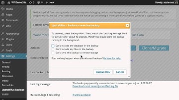 Creating a Backup of Your WordPress Website with UpdraftPlus