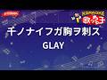 【ガイドなし】千ノナイフガ胸ヲ刺ス/GLAY【カラオケ】