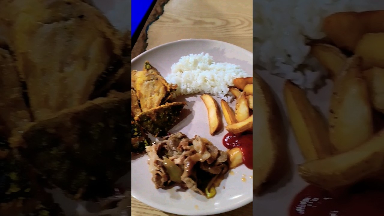 Южная Корея, чем кормят на стройке. 