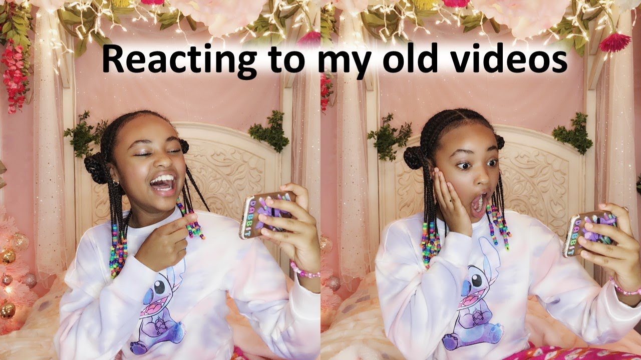 Reacting to my old videos | Try not to laugh - YouTube