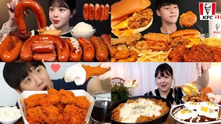 korean foods satisfying big bites mukbang compilation pt.10