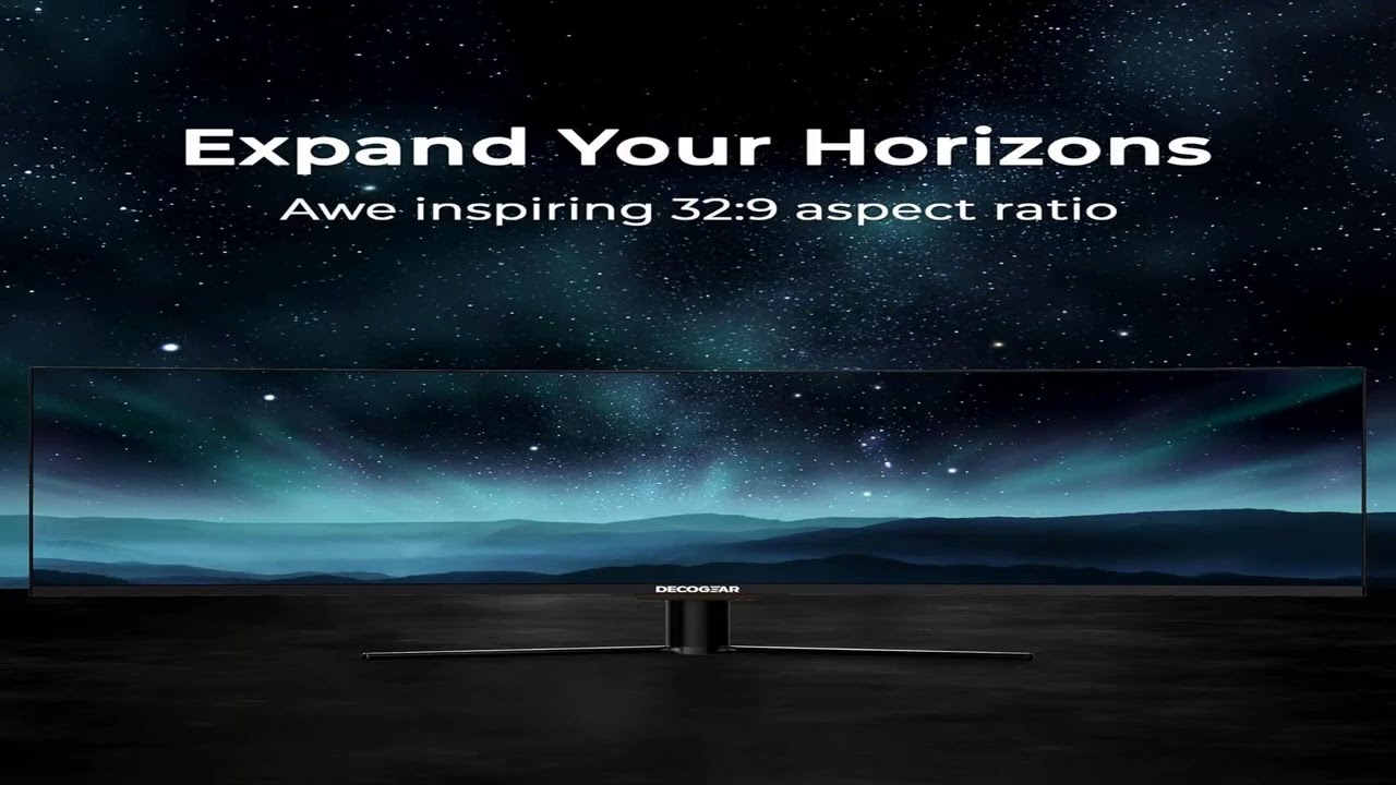 Лучшее предложение: 49-дюймовый изогнутый сверхширокоформатный игровой монитор Deco Gear