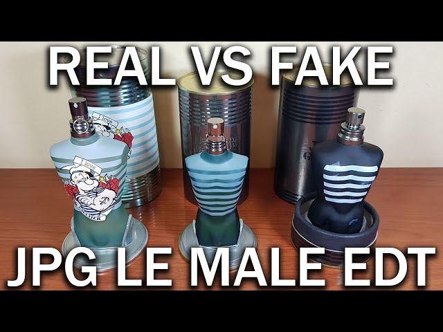 Real vs. Fake!: Le Male by Jean Paul Gaultier 