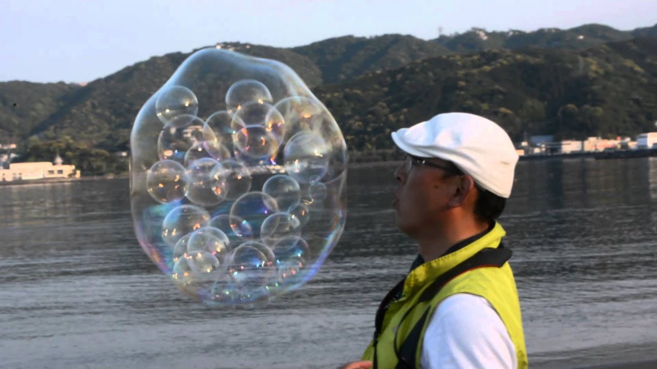 シャボン玉の神業 5 4 13 Youtube