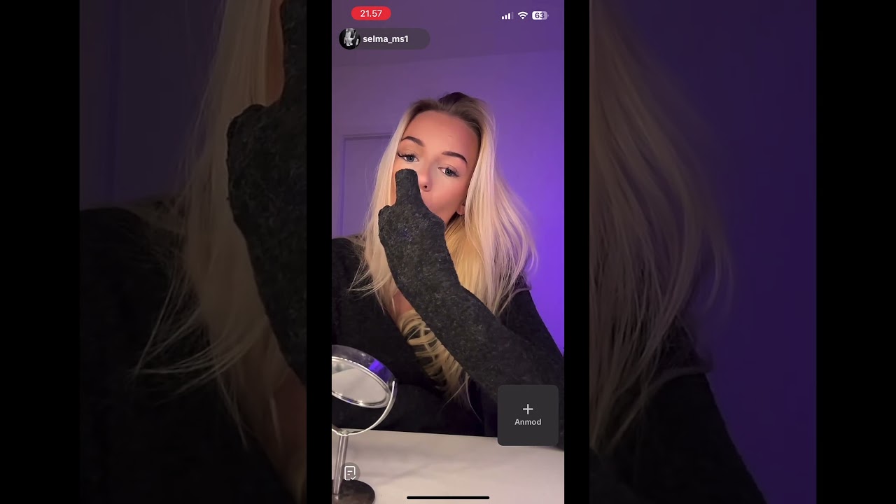 Beautiful girl vaping